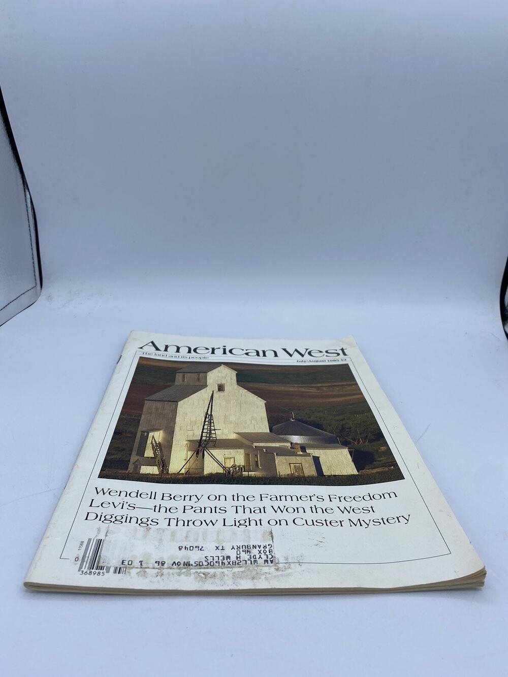 american west 1985 vintage, July/ August